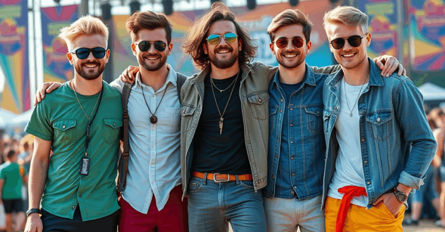 salajplus.ro | Stilul de îmbrăcăminte bărbați pentru festivaluri de muzică